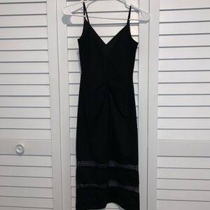 Bebe Black Midi Dress XS